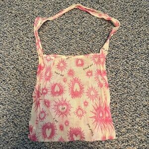 NWT FREE PEOPLE Heart tote bag Valentines Day